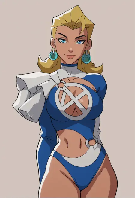 Invisible Woman Swimsuit "Azure shade" skin | Marvel Rivals