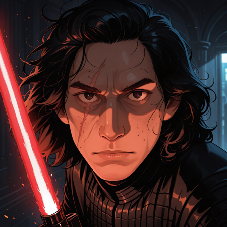 Kylo Ren (Unmasked) V1