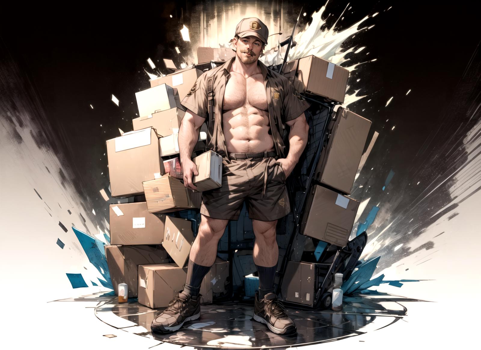 Sexy Delivery Man image by lonelykoala