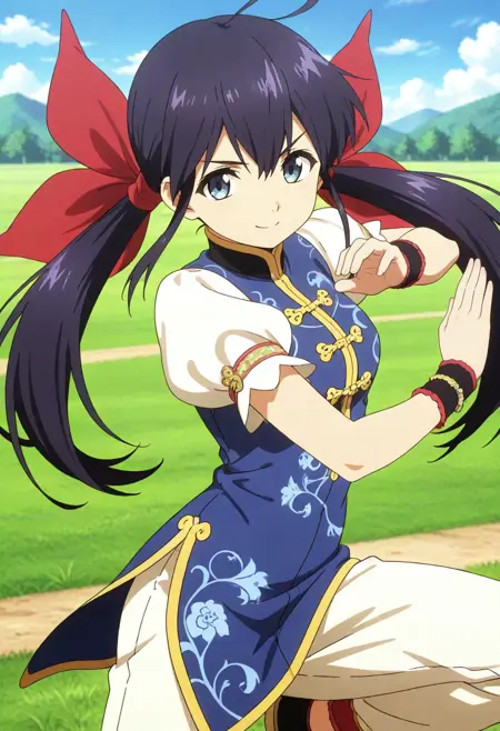 双葉 ほたる ( 餓狼伝説 CotW PV ver.) / Futaba Hotaru ( Fatal Fury CotW Promo ver.) [Illustrious/NoobAI]