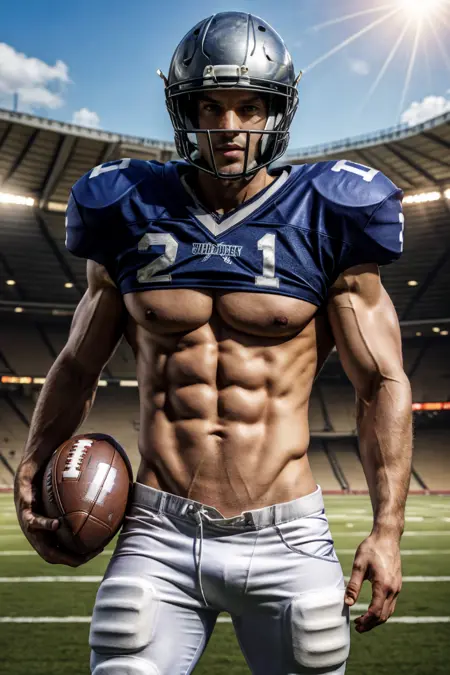 Sexy American Football Player