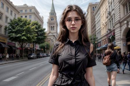 photo of 24 year old lol4bunny with long straight blonde hair, plump lips, wearing a black collared shirt, handbag on her shoulder, sunglasses over her head, posing in red square in front of a church, easynegative, negative_hand, Beyondv4
detailed skin texture, (blush:0.5), (goosebumps:0.5), subsurface scattering, perfect iris, perfect pupils, perfect hands, (masterpiece, photorealistic:1.2), high quality, intricate details, highly detailed background, 8k, Ultra-HD-details, (lively-looks)
<lora:lol4bunny_16_4-step00001500:0.7>