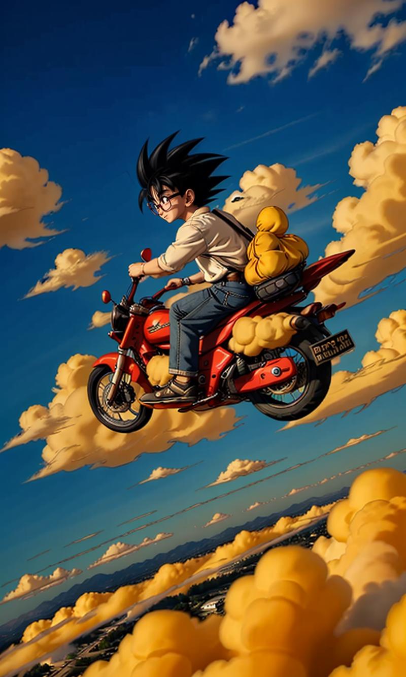 Akira Toriyama (Manga Artist) TRIBUTE LORA image by Wolf_Systems