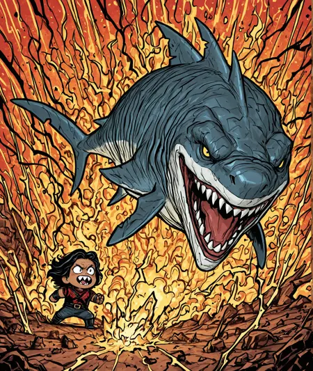 [Marvel Comics (T Tokitokoro Et Al)] Jeff the Land Shark #1-3 (2025) Comic Style Illustrious