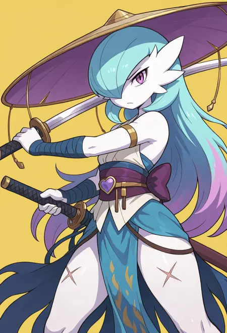 Gardevoir Johto: Ronin Gardevoir | サーナイト  (Pokemon) [Illustrious]