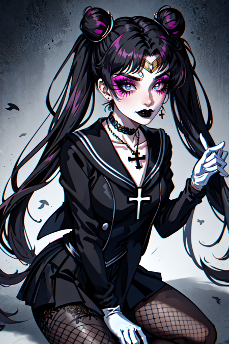 Sailor Moon Goth (Prompt like a Pro Textual Inversions ...