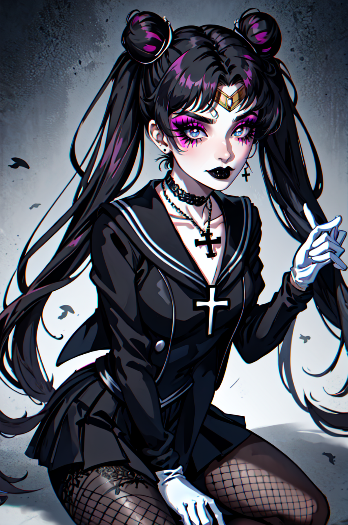 Sailor Moon Goth (Prompt like a Pro Textual Inversions!) image by duskfallcrew