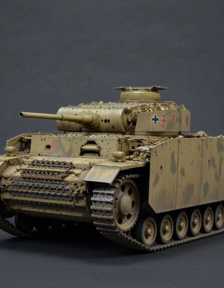 German PzKpfw III Ausf.M w/Schurzen v1.0