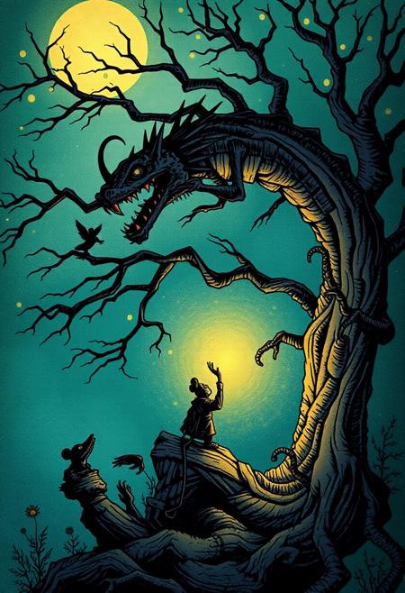 ’Twas brillig, and the slithy toves
Did gyre and gimble in the wabe:
All mimsy were the borogoves,
And the mome raths outgrabe.
‘Beware the Jabberwock, my son!
The jaws that bite, the claws that catch!
Beware the Jubjub bird, and shun
The frumious Bandersnatch!