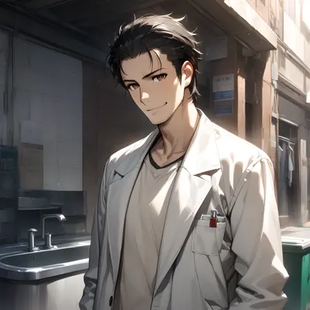 Okabe Rintarou / 岡部 倫太郎 - Steins;Gate - Animagine XL 3.1