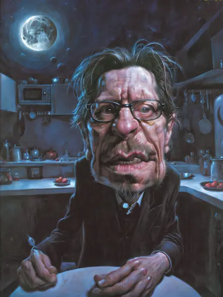 Krueger Caricature art style XL v1.0