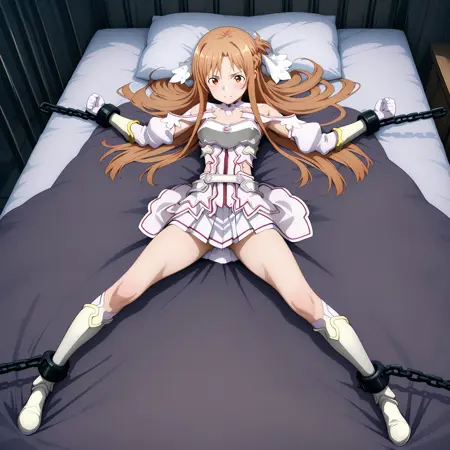 restrained by chain