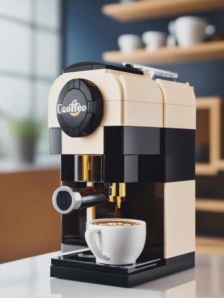 LEGO Creator, a coffee machine in cafe <lora:lego_v2.0:0.8>, masterpiece, high detail, 8k, high detailed skin, 8k uhd, high quality