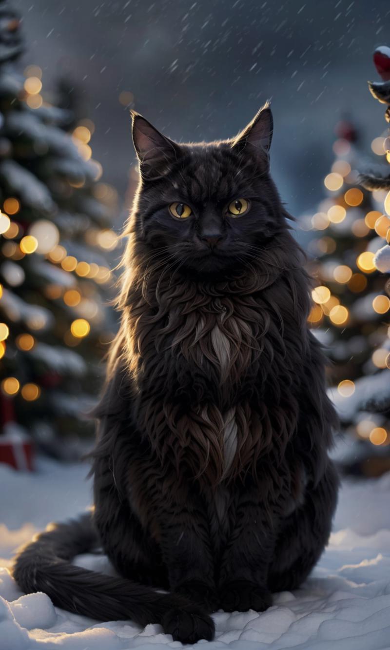 Yule Cat (Icelandic Christmas Folklore) image by Wolf_Systems