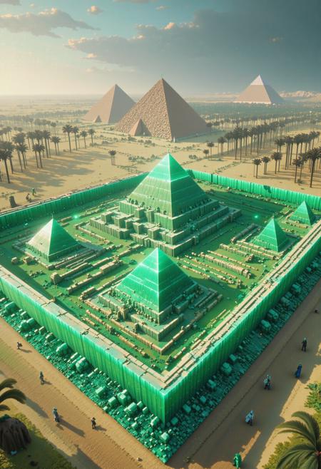 masterwork Fractal, lush Centaur grazing field with Tree stump, insane details, landscape of a (emeraldmorphï¼ , emeraldmorph, egyptian pyramids, pharaohs, details, surrealism:1.3) from inside of a Victorian steampunk city, elegant, at Nighttime, Ultrarealistic, Evil, Crystal Cubism, Warm lighting, Depth of field 270mm, triadic colors, Swirling Sisal, dreamy, hyperdetailed, pixiv, (photography art stylized by Wes Anderson:1.0) , (Leni Riefenstahl:0.7) , amusing