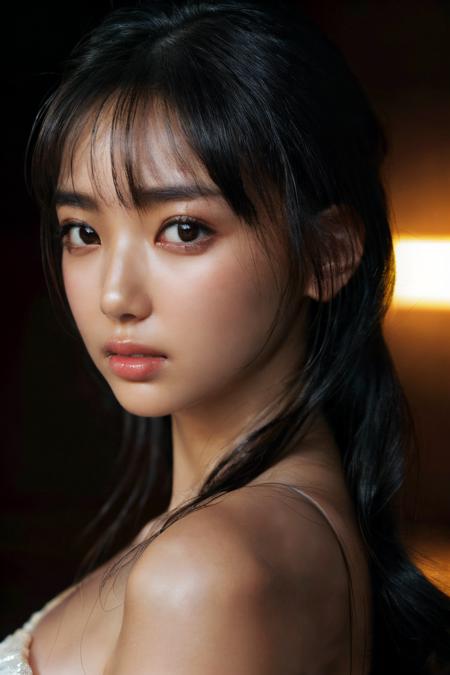 (masterpiece, best quality, beautiful quality, photorealistic, detailed lighting, extremely detailed skin, extremely detailed hair, shadows, 8k, a picture of a woman, upper body, 1girl, fcPortrait:1.2), <lora:add_detail:1>, <lora:aika-sawaguchi-14:0.9>, aika-sawaguchi