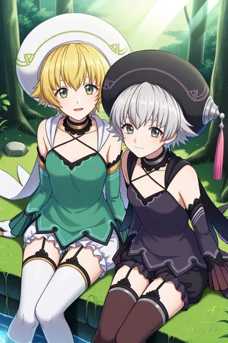 Atoli & Shino/アトリとシノ (.Hack// GU)