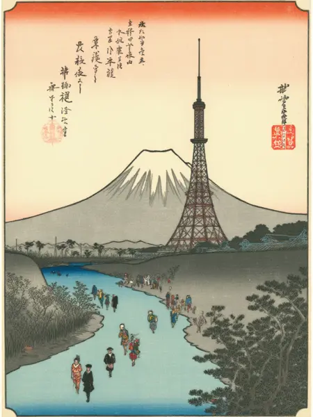 X歌川广重浮世绘Utagawa Hiroshige Ukiyo-e(Lib)