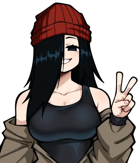 Newgrounds Girl / Nori - Baasng artist OC - Newgrounds/Friday night Funkin'
