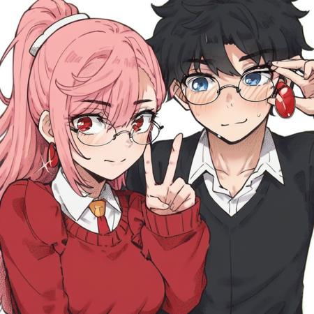 Two anime characters concept for Pony Style V1.2Char