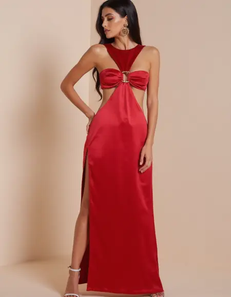 [FLUX] Cutout Split Dress