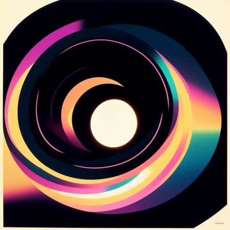 photo, a colorful poster with a black hole in the middle (RetroAlbum style:1) <lora:djzRetroAlbumV21:1>