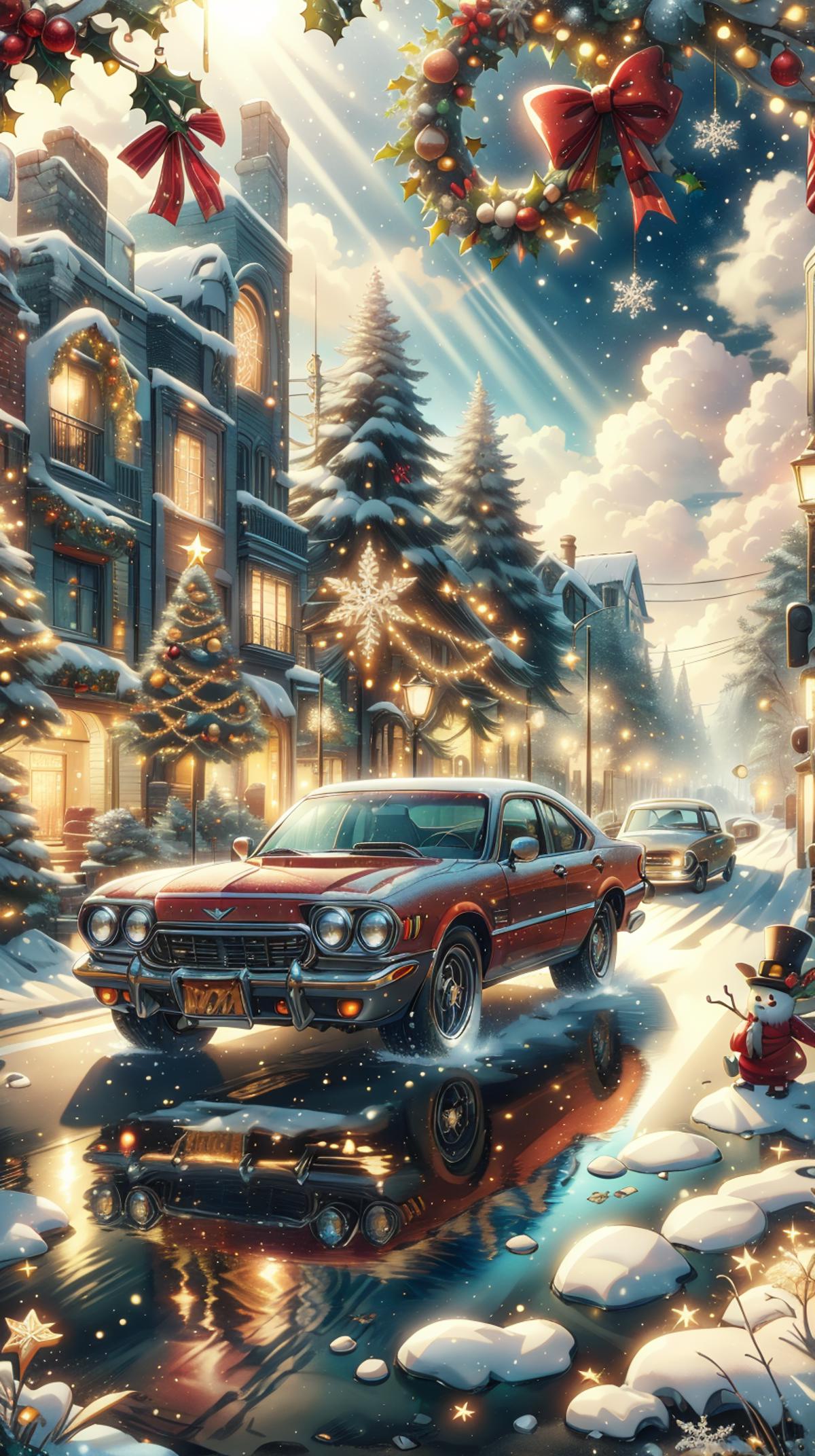 Christmas Postcard Style - SD1.5 + SDXL image by mnemic