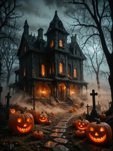 Misty Halloween atmosphere by LOREVER