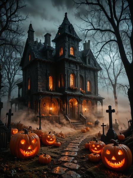 Misty Halloween atmosphere by LOREVER IllustriousXL