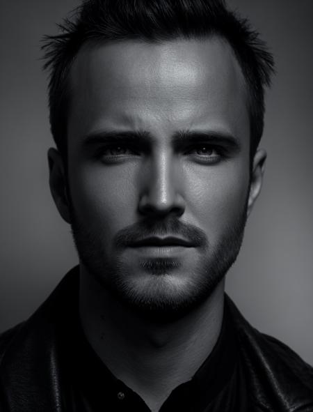 facial portrait, a man, silver, cyberpunk  <lora:Aaron Paul:0.8>  <lora:lowra_v10:0.6>