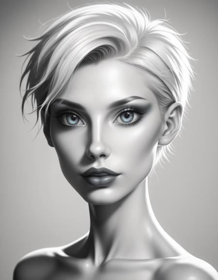 Chiaroscuro Style - black and white & colored [PONY] PONY (black and white)