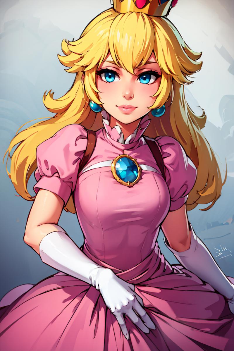 Princess Peach (ピーチ姫) - Super Mario Bros - COMMISSION image by CitronLegacy