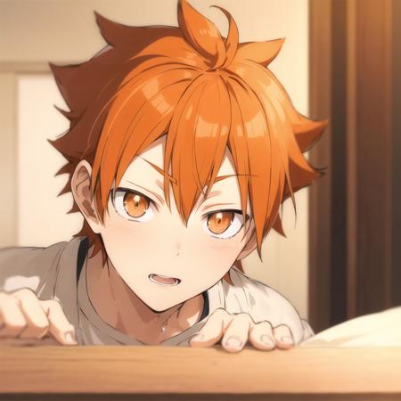 <lora:ShouyouHinata:0.6> Shouyou  Hinata haikyuu!! hinata_shouyou masterpiece, best quality, 1boy, close-up, jersey , orange_eyes orange_hair,