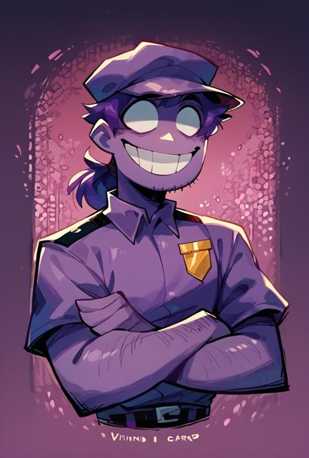 OG Purple Guy / William Afton / Vincent / Man behind the slaughter FNAF / Five Nights at Freddy's pony+1.5+illustrious Pony