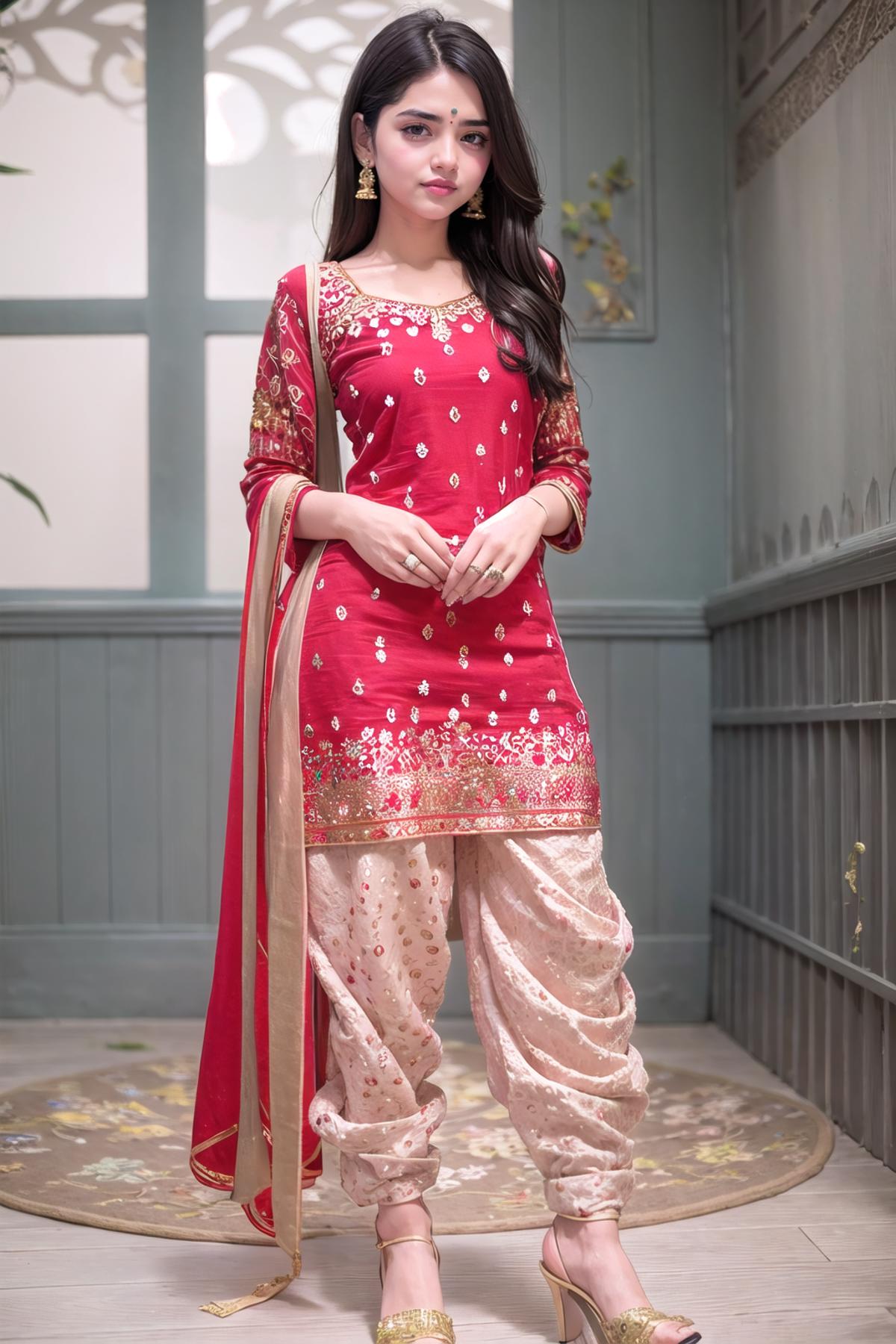 Ladies salwar suit punjabi best sale