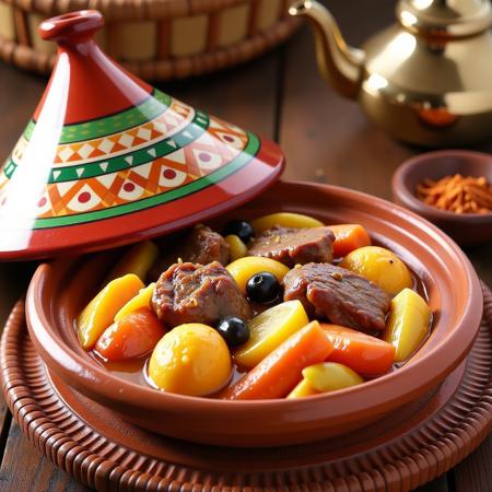 Moroccan Tajine Culinary Style LoRA v1.0