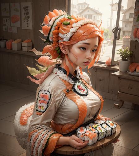 <lora:SushiStyle:1> SushiStyle woman