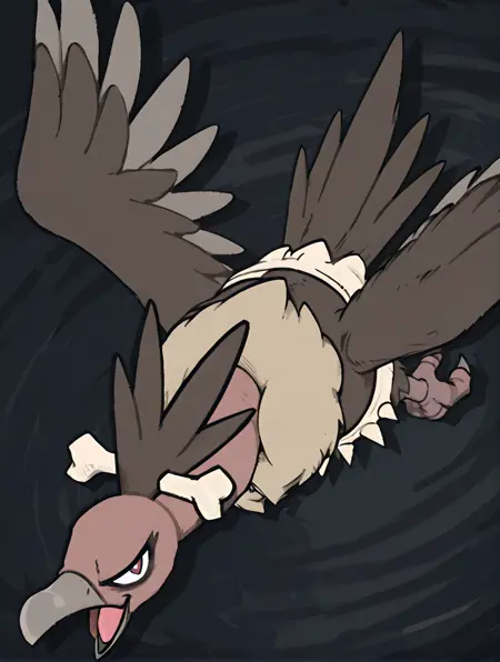 Pokémon - #630 Mandibuzz - Illustrious