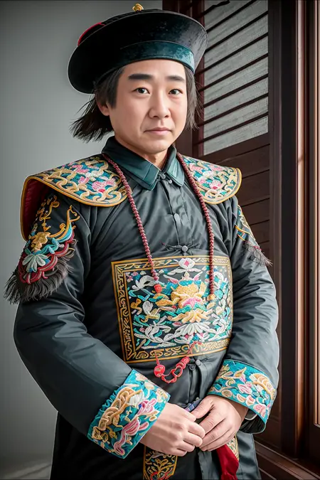 Qing dynasty constable uniform