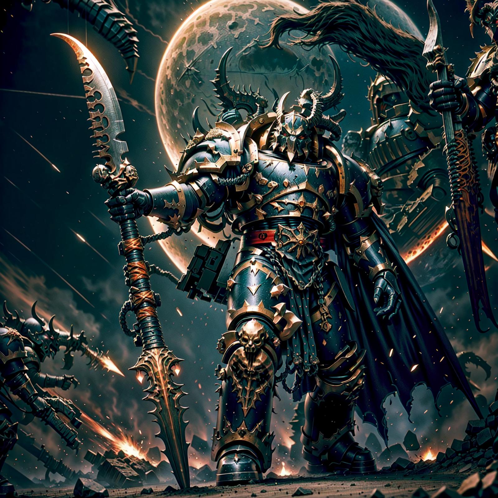 Abbadon the Despoiler and the Black Legion image by Dercius