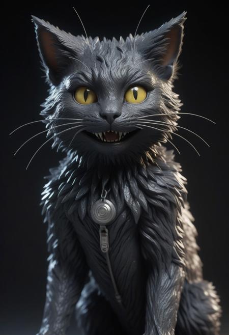 1score_9, score_8_up, score_7_up, intricate details, 1boy made of  anthracite/coal,(((feral furry, cat made of light, full body, looking at the viewer:2, solo, smiling))), detailed background, depth of field, subsurface scattering, <lora:ral-chrosc-clr:0.3>, ral-chrosc-clr, <lora:xl_more_art-full_v1:0.4>, <lora:add-detail-xl:0.4>