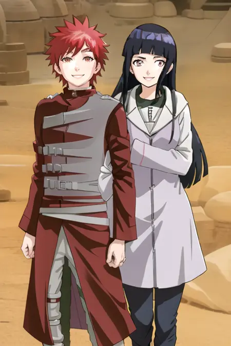 Gaara x Hinata Hyuuga (Naruto)