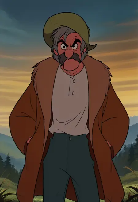 Amos Slade (The Fox and the Hound) [Illustrious]