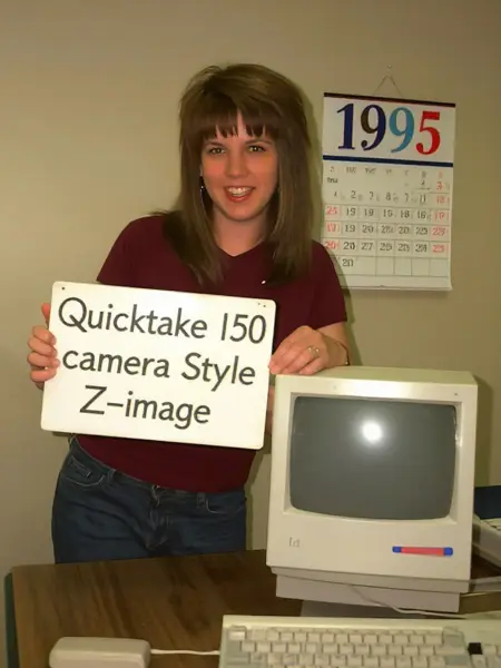 Apple QuickTake 150 Digital Camera Style ZIT, Qwen, & Flux