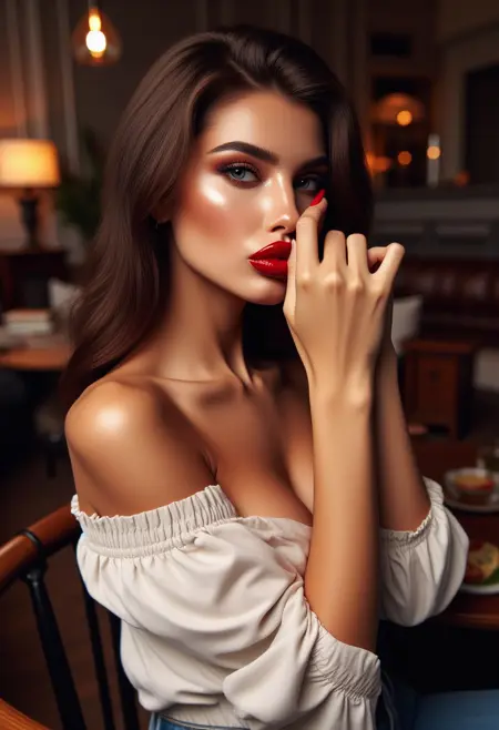 Flux Dall-E 3 babe style