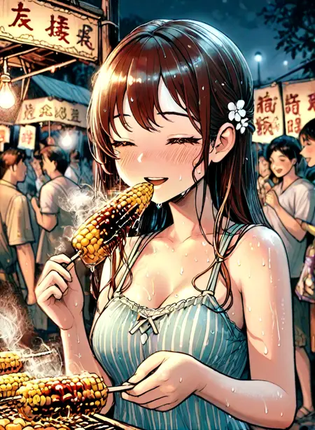 grilled corn