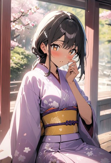 Anime Style Japanese Kimono Dress V1
