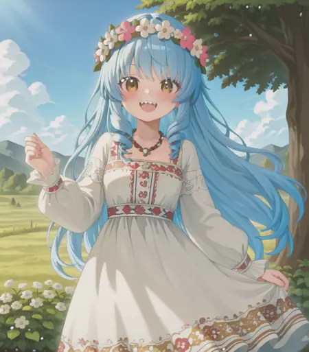 Traditional Russian Female Outfit: Сарафан, Кокошник Illustrious