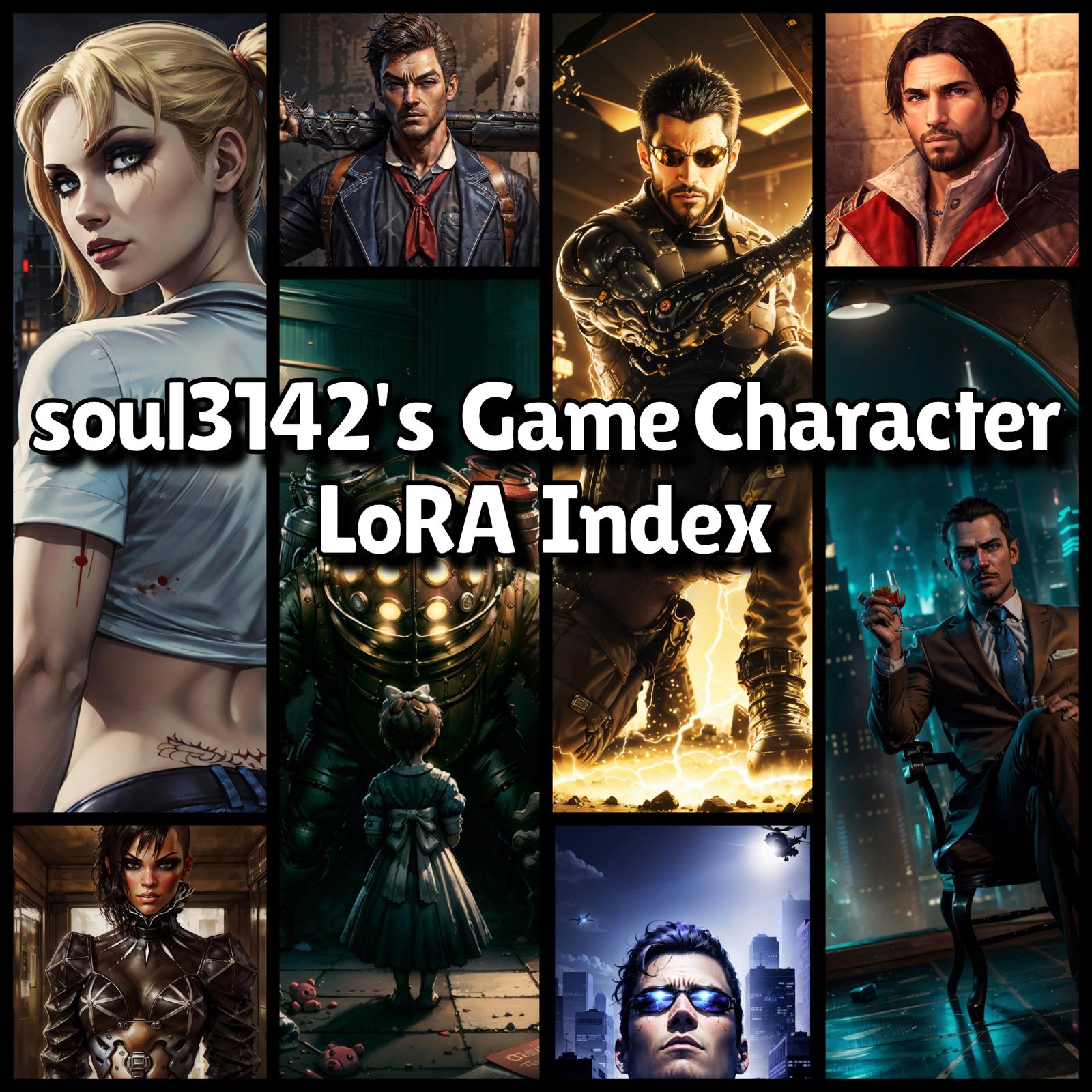 soul3142's Game Character LoRA Index