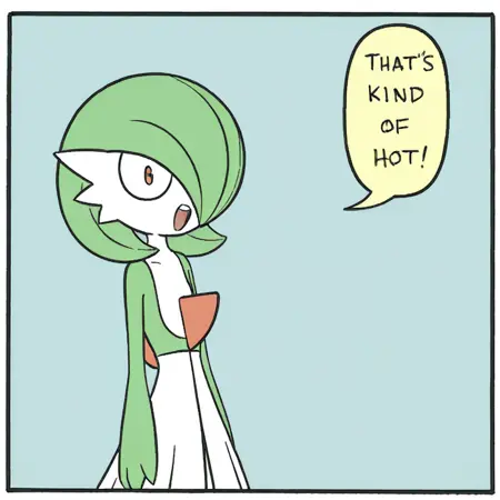 "That's kind of hot" comic panel